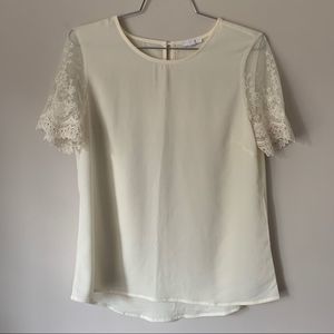 White Ardene Top